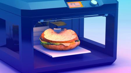 إنتاج وجبات غذائية بالطباعة ثلاثية الأبعاد